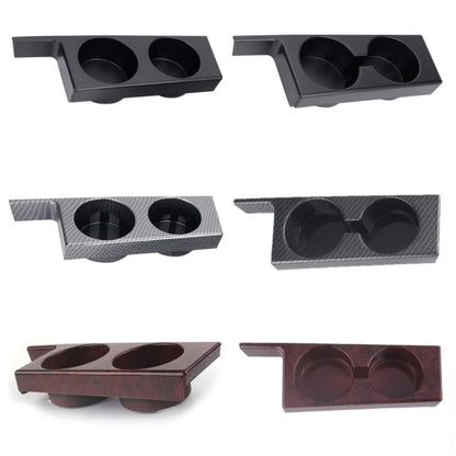 For BMW 5 Series E39/528i/530i/M5 Left-hand Drive Car Central Control Cup Holder, Black, Carbon Grain, Rosewood Color, Black With groove, Carbon Grain With Groove, Rosewood Color With Groove