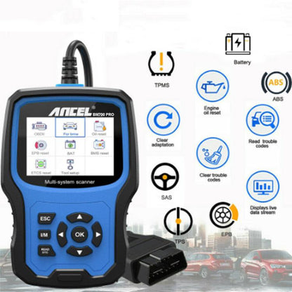 ANCEL BM700 Upgraded Version For BMW Full System Diagnostic OBDII Tester Maintenance And Resetting Repair Tools, BM700 Upgraded Version