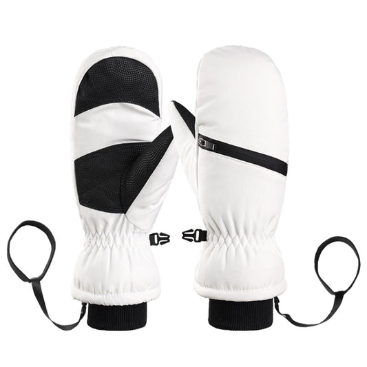Winter Padded Ski Gloves Outdoor Windproof Warm Sports Gloves, XS, S, M, L
