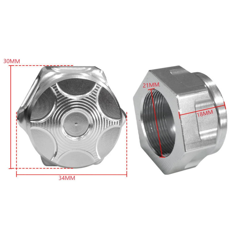 Motorcycle Light Bee Uplink Screws Uplink Modification Screws Decorative Cover, Black, Red, Blue