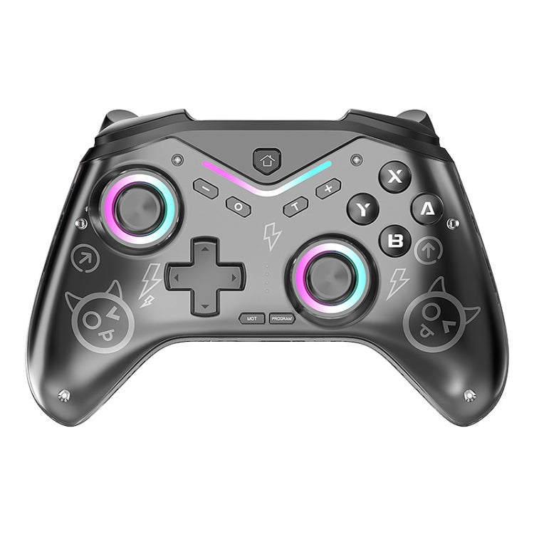 CM-619  Bluetooth Game Controller Programmable with RGB Lights for Switch / Steam Deck / PC / IOS / Android, 619 Black, 619 White