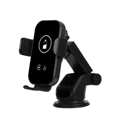 Fast Charging Retractable Recharging Cell Phone Holder With Wireless CarPlay Android Auto Function