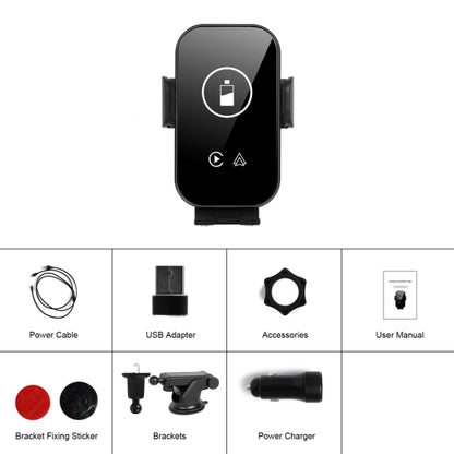 Fast Charging Retractable Recharging Cell Phone Holder With Wireless CarPlay Android Auto Function