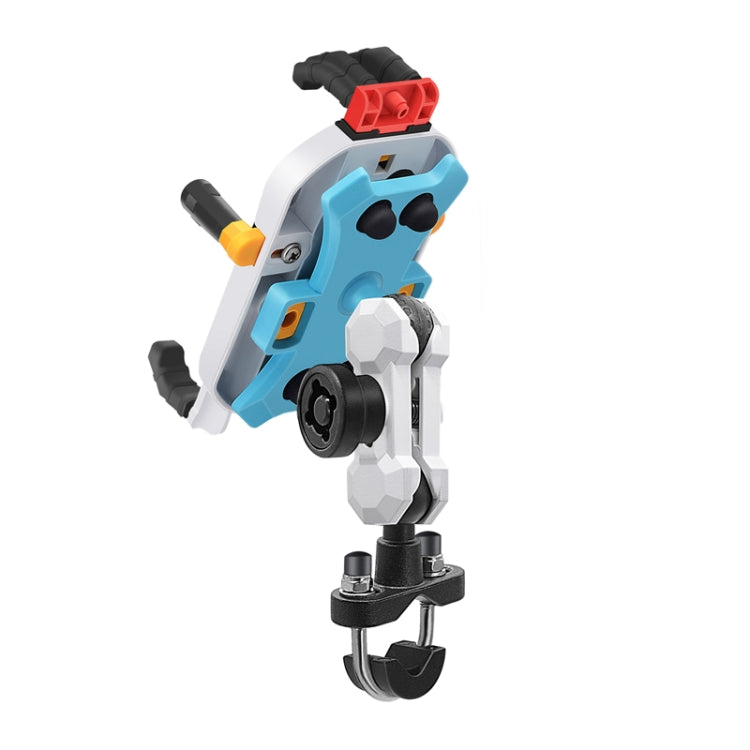 Colorful Motorcycle Shock-absorbing Navigation Mobile Phone Holder, Handlebar Model