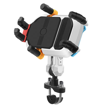 Colorful Motorcycle Shock-absorbing Navigation Mobile Phone Holder, Handlebar Model