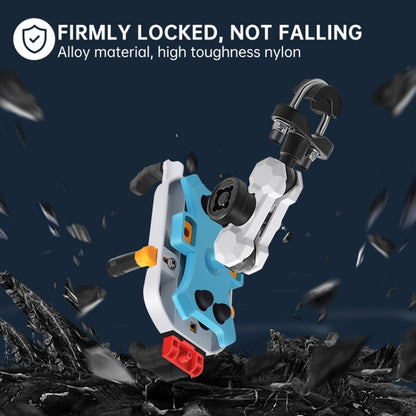 Colorful Motorcycle Shock-absorbing Navigation Mobile Phone Holder, Handlebar Model