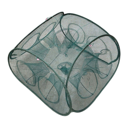 Automatic Folding Fishing Cage Square Fishing Net Shrimp Fishing Gear, 5 Holes, 9 Holes, 13 Holes, 17 Holes, 21 Holes