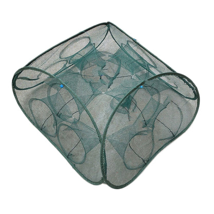 Automatic Folding Fishing Cage Square Fishing Net Shrimp Fishing Gear, 5 Holes, 9 Holes, 13 Holes, 17 Holes, 21 Holes