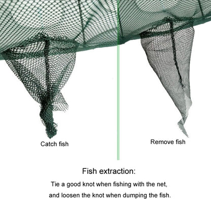 Automatic Folding Fishing Cage Square Fishing Net Shrimp Fishing Gear, 5 Holes, 9 Holes, 13 Holes, 17 Holes, 21 Holes