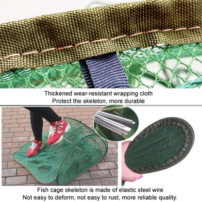 Automatic Folding Fishing Cage Square Fishing Net Shrimp Fishing Gear, 5 Holes, 9 Holes, 13 Holes, 17 Holes, 21 Holes