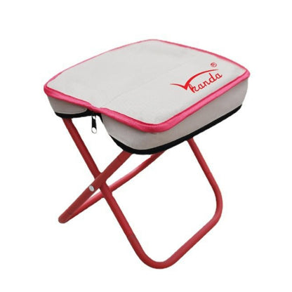 Kanda Bag-Type Folding Fishing Chair Portable Outdoor Travel Sketching Stool, Red