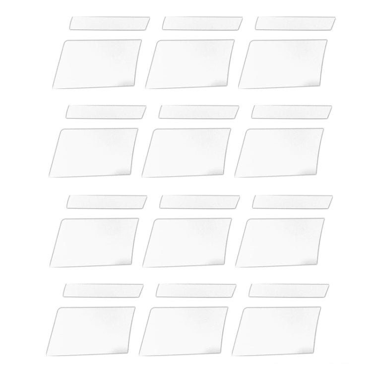 2pairs 18 inch~21 inch Car Reflective Wheel Modification Stickers, 6pcs /Set Red, 6pcs /Set Blue, 6pcs /Set Yellow, 6pcs /Set White