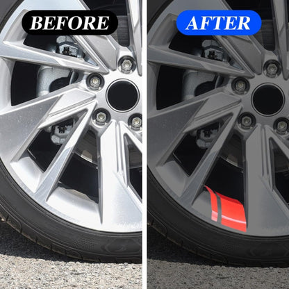 2pairs 18 inch~21 inch Car Reflective Wheel Modification Stickers, 6pcs /Set Red, 6pcs /Set Blue, 6pcs /Set Yellow, 6pcs /Set White