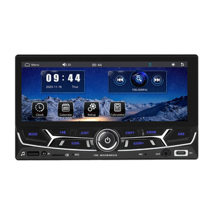 6.86inch Dual Butt Button Knob Player MP5 With Backup Camera Function / Bluetooth / CarPlay