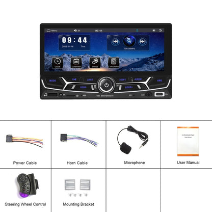 6.86inch Dual Butt Button Knob Player MP5 With Backup Camera Function / Bluetooth / CarPlay