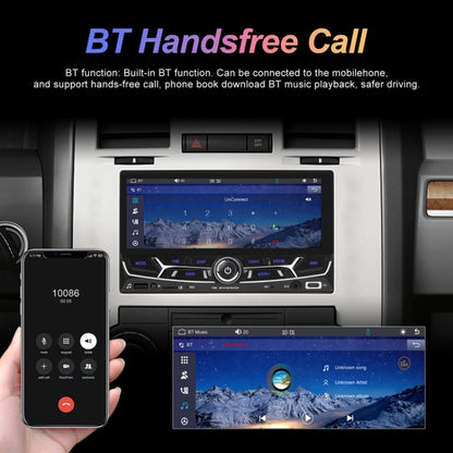 6.86inch Dual Butt Button Knob Player MP5 With Backup Camera Function / Bluetooth / CarPlay