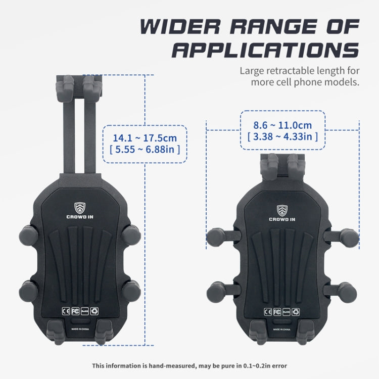 Outdoor Motorcycle Aluminum Alloy Shock-absorbing Mobile Phone Holder, CS-1990A1