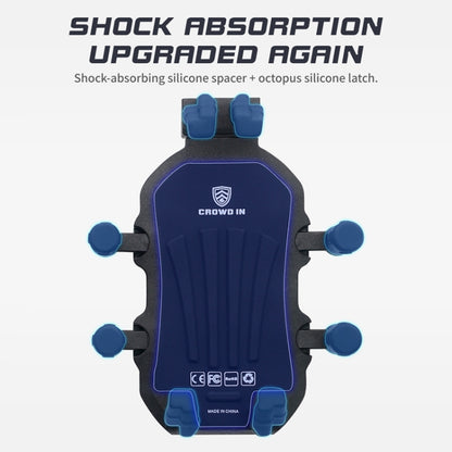 Outdoor Motorcycle Aluminum Alloy Shock-absorbing Mobile Phone Holder, CS-1990A1