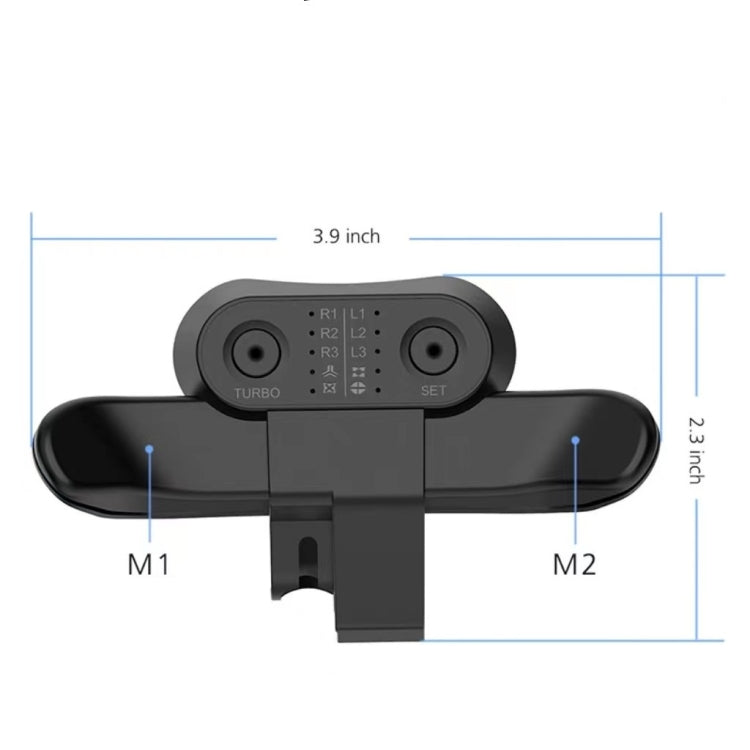 For PS4 Controller Back Button Attachment Programmable & TURBO Function
