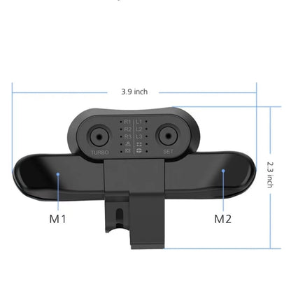 For PS4 Controller Back Button Attachment Programmable & TURBO Function