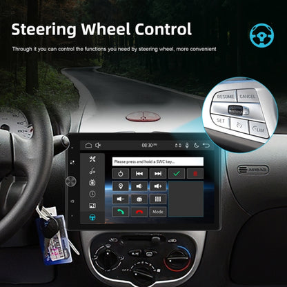 10.4 Inch MP5 Single Butt Vertical Screen Manual Rotation Android Navigation With Wireless Carplay Backup Camera