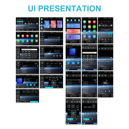 10.4 Inch MP5 Single Butt Vertical Screen Manual Rotation Android Navigation With Wireless Carplay Backup Camera