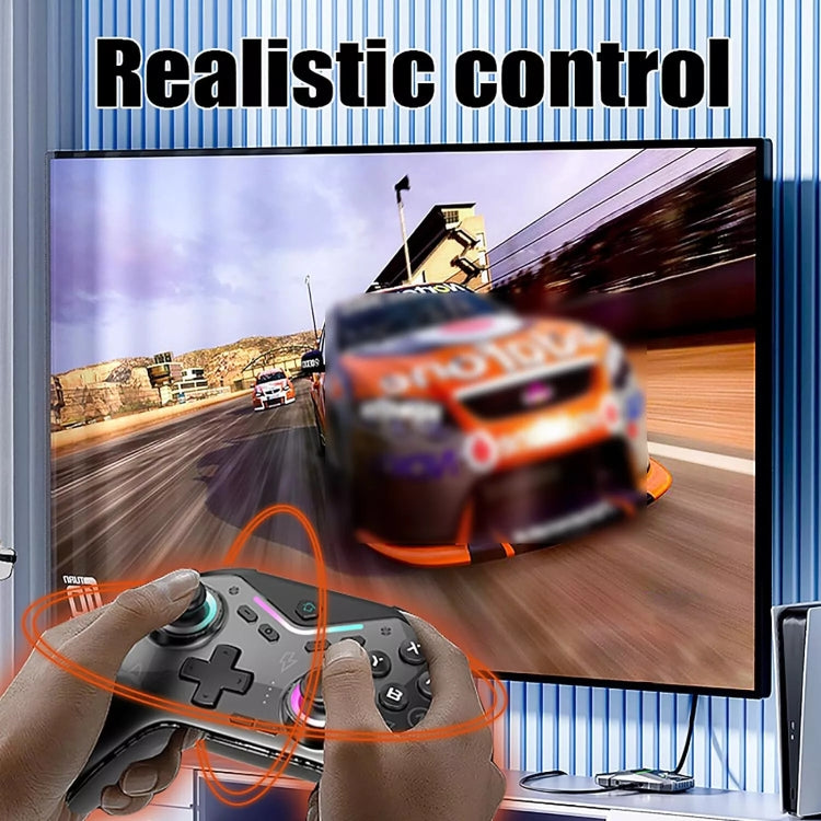 CM-617  Wireless Bluetooth Game Controller for Switch / Android / IOS / PC / Smart TV, 617 Black, 617 White