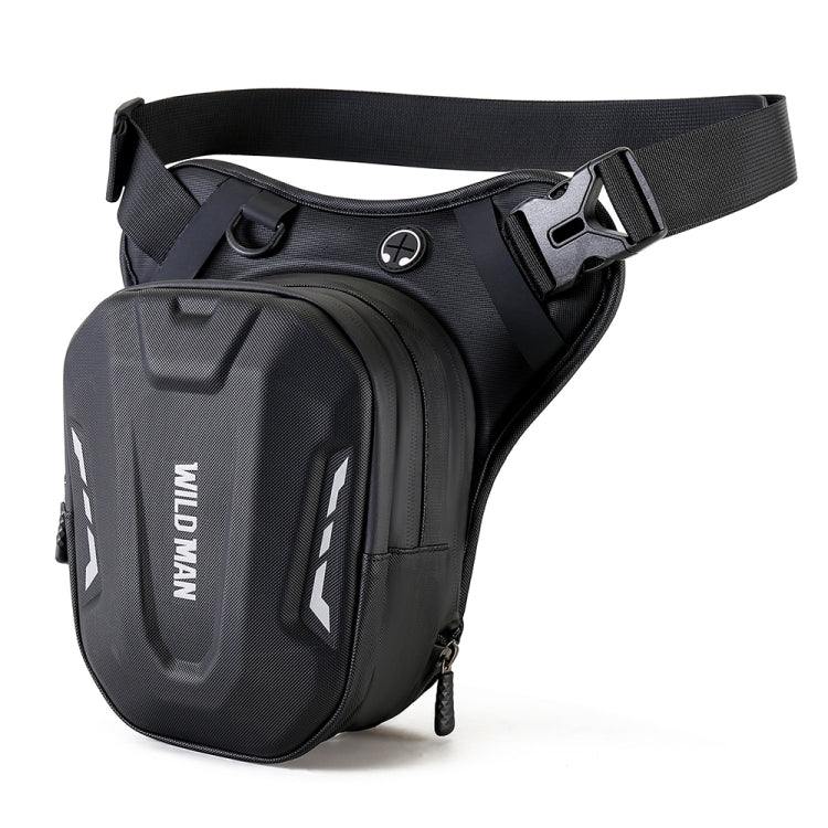 WILD MAN L1 3L Outdoor Motorcycle Riding Hard Shell Waist Bag Sports Cross-body Bag, L1