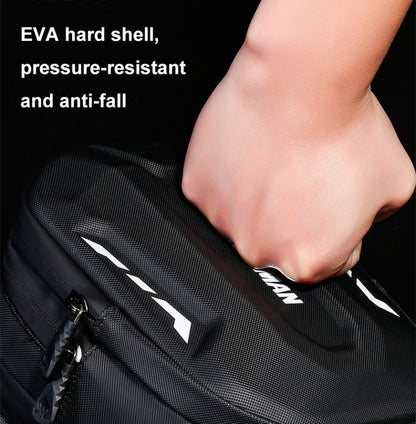 WILD MAN L1 3L Outdoor Motorcycle Riding Hard Shell Waist Bag Sports Cross-body Bag, L1