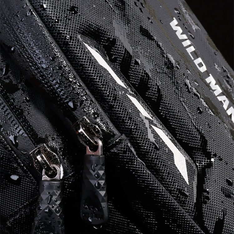 WILD MAN L1 3L Outdoor Motorcycle Riding Hard Shell Waist Bag Sports Cross-body Bag, L1