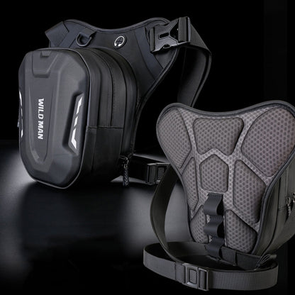 WILD MAN L1 3L Outdoor Motorcycle Riding Hard Shell Waist Bag Sports Cross-body Bag, L1