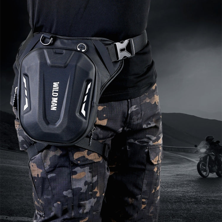 WILD MAN L1 3L Outdoor Motorcycle Riding Hard Shell Waist Bag Sports Cross-body Bag, L1