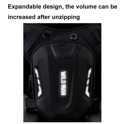 WILD MAN L1 3L Outdoor Motorcycle Riding Hard Shell Waist Bag Sports Cross-body Bag, L1