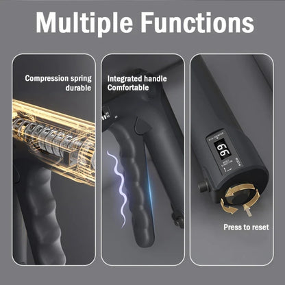 Multifunctional Grip Strength Finger Strength Trainer Fitness Stress Reduction Equipment, White Basic, White Mechanical Counting, White Electronic Counting, White Finger Pressure Basic, White Finger Pressure Mechanical Counting