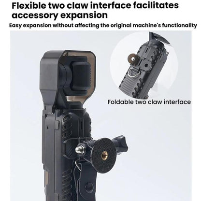 For DJI OSMO Pocket 3 RCSTQ Transparent Protective Case Global Anti-Dislodgement Strap Storage Shell