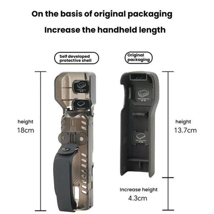 For DJI OSMO Pocket 3 RCSTQ Transparent Protective Case Global Anti-Dislodgement Strap Storage Shell