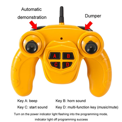 2.4G RC Dumper Truck Simulation Engineering Vehicle Model Children Electrical RC Truck Toy