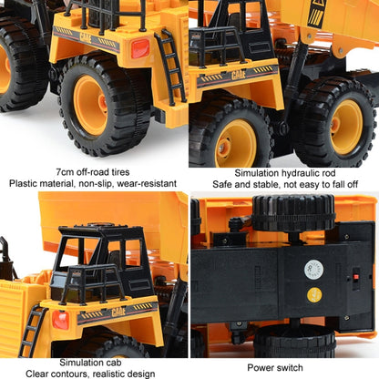 2.4G RC Dumper Truck Simulation Engineering Vehicle Model Children Electrical RC Truck Toy
