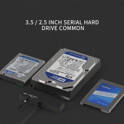 Blueendless US35 USB3.0 To SATA Adapter 2.5 / 3.5-Inch Hard Drive SSD Reader, USB3.0 EU Plug