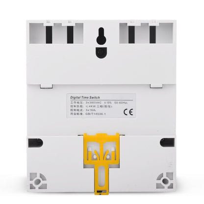 SINOTIMER TM613 380V 16A Three-Phase Programmable Time Switch With Backlight, TM613