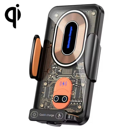 120W Transparent Car Wireless Charger Cell Phone Holder Magnetic Fast Charger