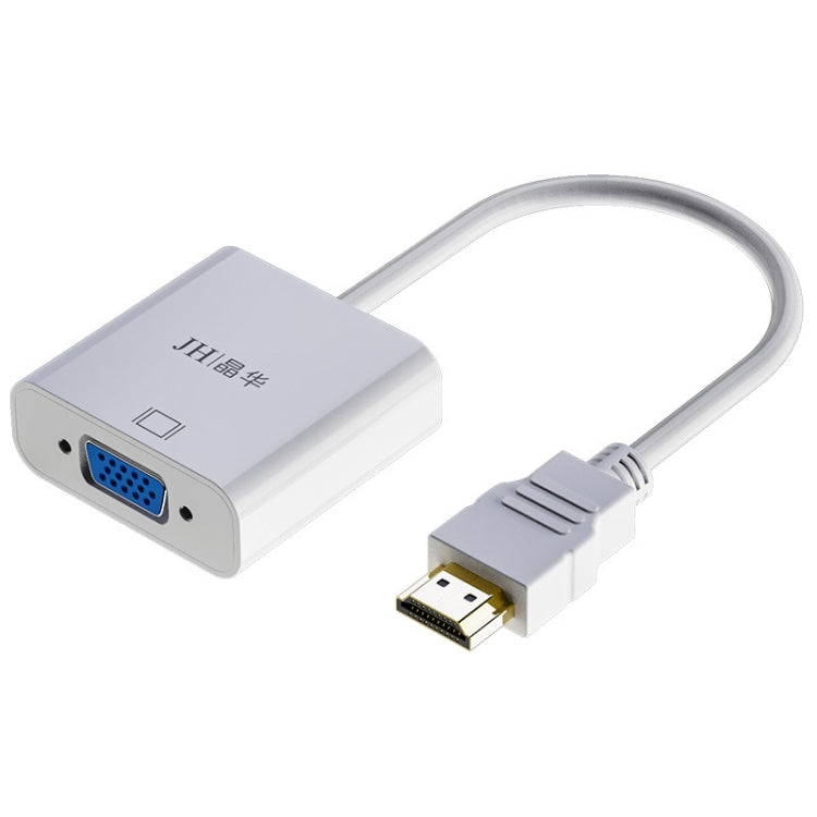 JINGHUA HDMI To VGA Adapter Cable Laptop Video Converter, No Audio Black, No Audio White, With Audio White, With Audio Black