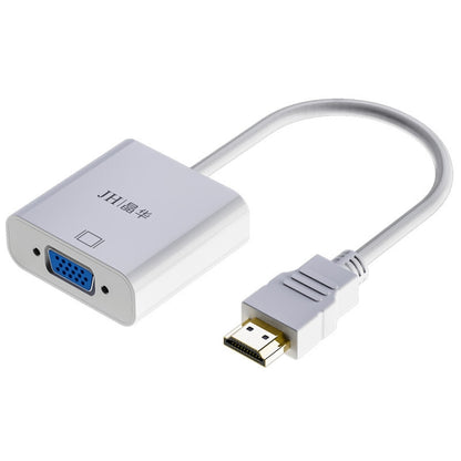 JINGHUA HDMI To VGA Adapter Cable Laptop Video Converter, No Audio Black, No Audio White, With Audio White, With Audio Black