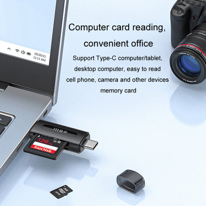 JINGHUA Type-C / USB2.0 TF+SD 2 In 1 Card Reader Multi-function Reader