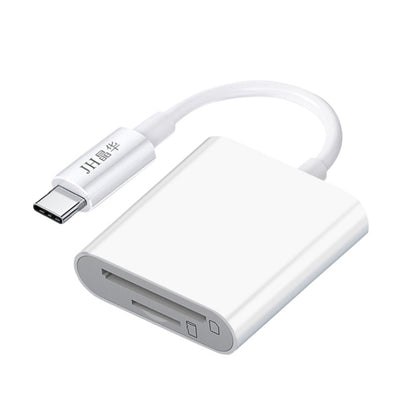 JINGHUA Mobile Phone Card Reader Converter Memory Card Reader, Lighning With Cable SD, Lighning With Cable TF+SD, Type-C With Cable SD, Type-C With Cable TF+SD
