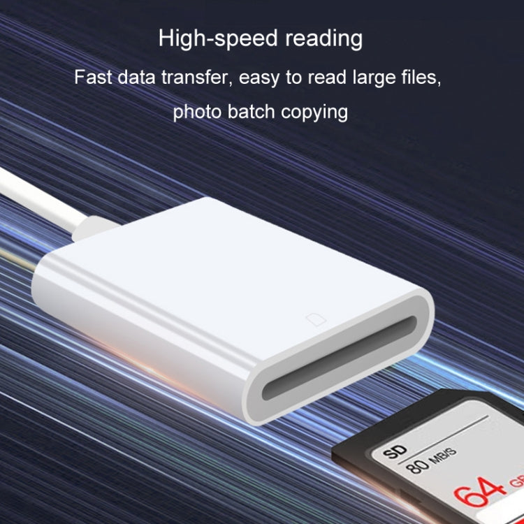 JINGHUA Mobile Phone Card Reader Converter Memory Card Reader, Lighning With Cable SD, Lighning With Cable TF+SD, Type-C With Cable SD, Type-C With Cable TF+SD