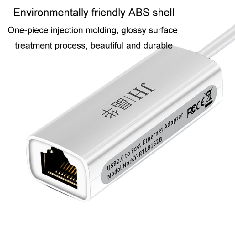 JINGHUA Z310 USB2.0 To RJ45 100Mbps Network Card Network Interface Box Laptop Network Card Free Driver