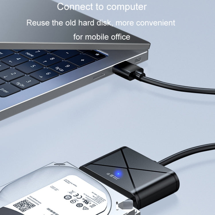 JINGHUA USB3.0 To SATA HDD Adapter Cable For 2.5/3.5 Inch External HDD SSD Hard Drive