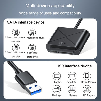 JINGHUA USB3.0 To SATA HDD Adapter Cable For 2.5/3.5 Inch External HDD SSD Hard Drive