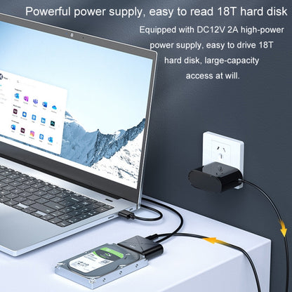JINGHUA USB3.0 To SATA HDD Adapter Cable For 2.5/3.5 Inch External HDD SSD Hard Drive